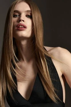 Karen Millen Bandage V Neck Knitted Mini Dress -Karen Millen shop black bandage v neck knitted mini dress 5