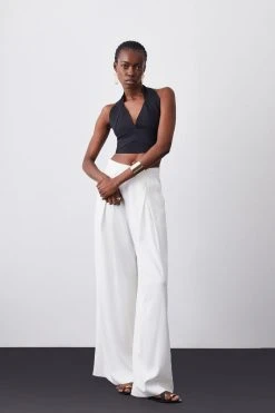 Karen Millen Bandage V Neck Top