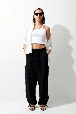 Karen Millen Belted Cargo Trousers