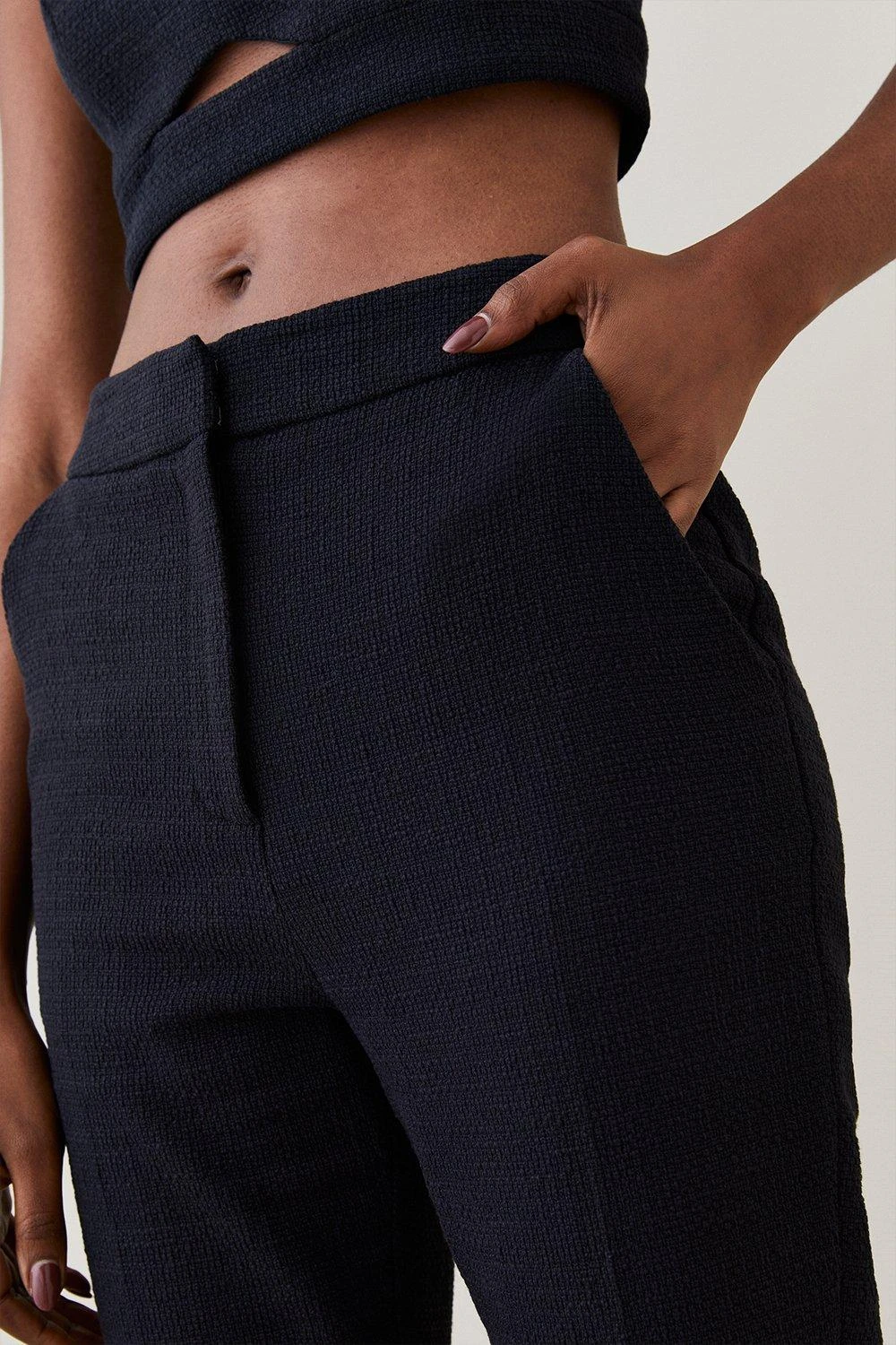 Karen Millen Boucle Kickflare Trouser 7 Karen Millen Boucle Kickflare Trouser - Image 5