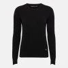 Karen Millen Cashmere Crew Neck Knitted Jumper 2 Karen Millen Cashmere Crew Neck Knitted Jumper -Karen Millen shop black cashmere crew neck knitted jumper