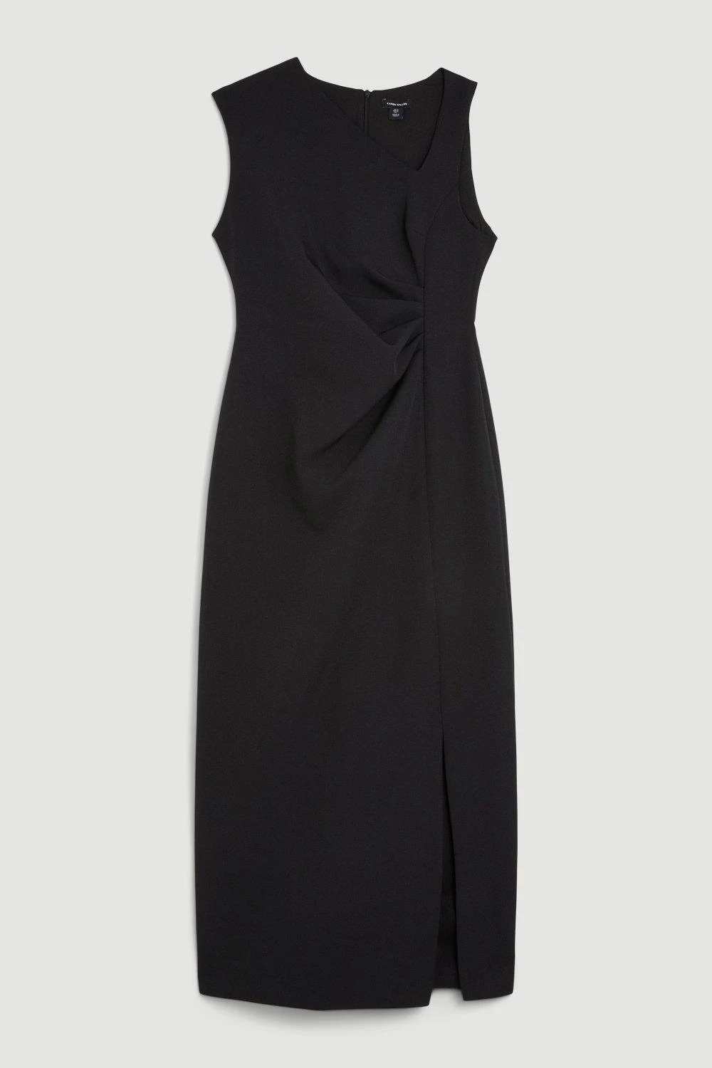 Karen Millen Compact Stretch Envelope Neck Column Midi Dress 3 Karen Millen Compact Stretch Envelope Neck Column Midi Dress