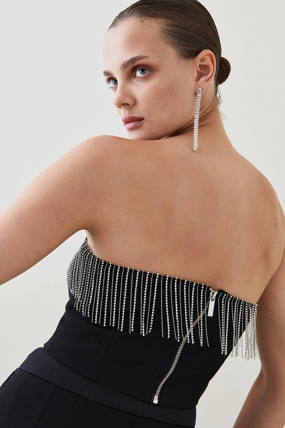Karen Millen Diamante Fringe Bralet 3 Karen Millen Diamante Fringe Bralet
