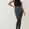Karen Millen Embellished Geo Jacquard Midi Skirt -Karen Millen shop black embellished geo jacquard midi skirt