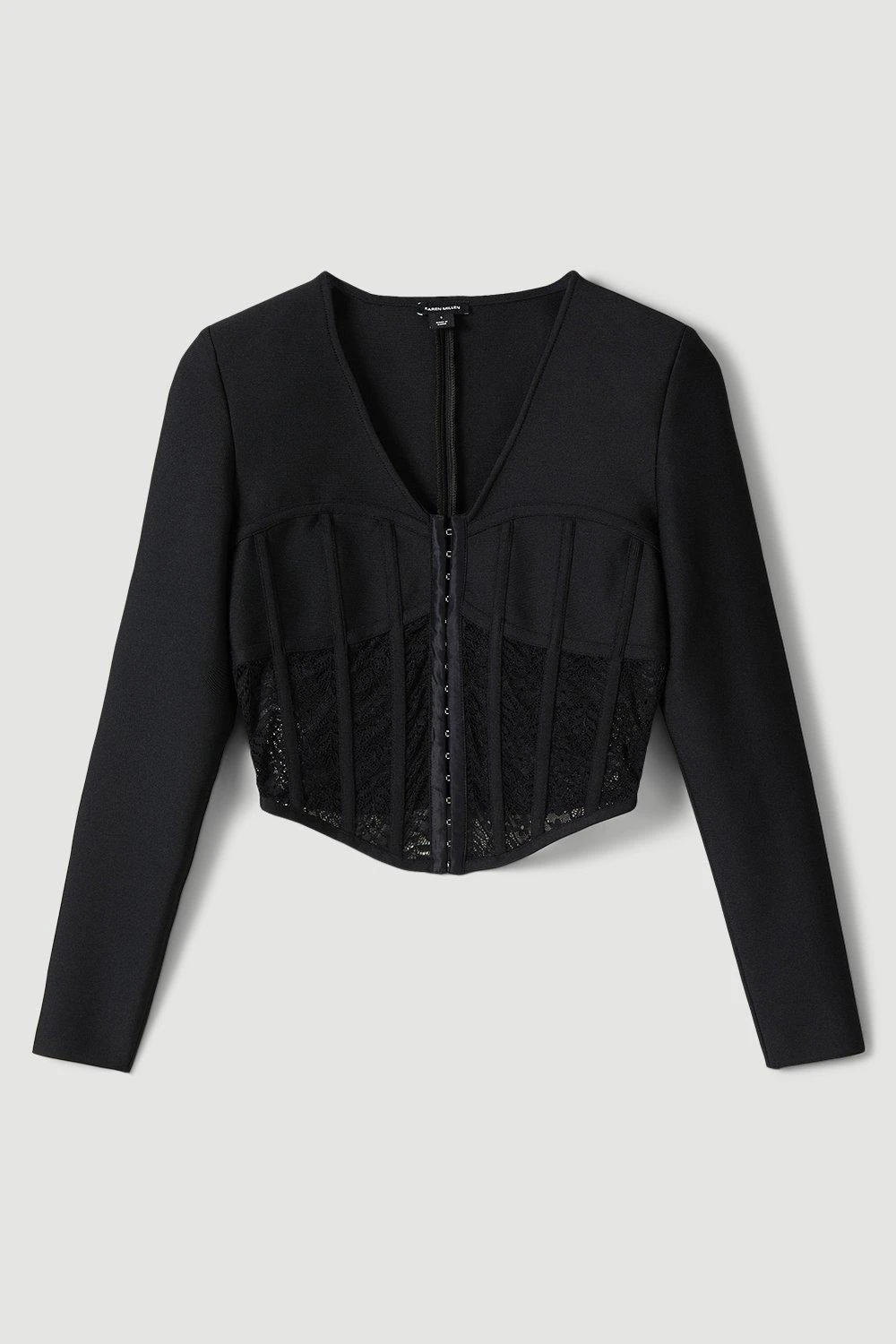 Karen Millen Knitted Bandage Corset Style Top 4 Karen Millen Knitted Bandage Corset Style Top - Image 2