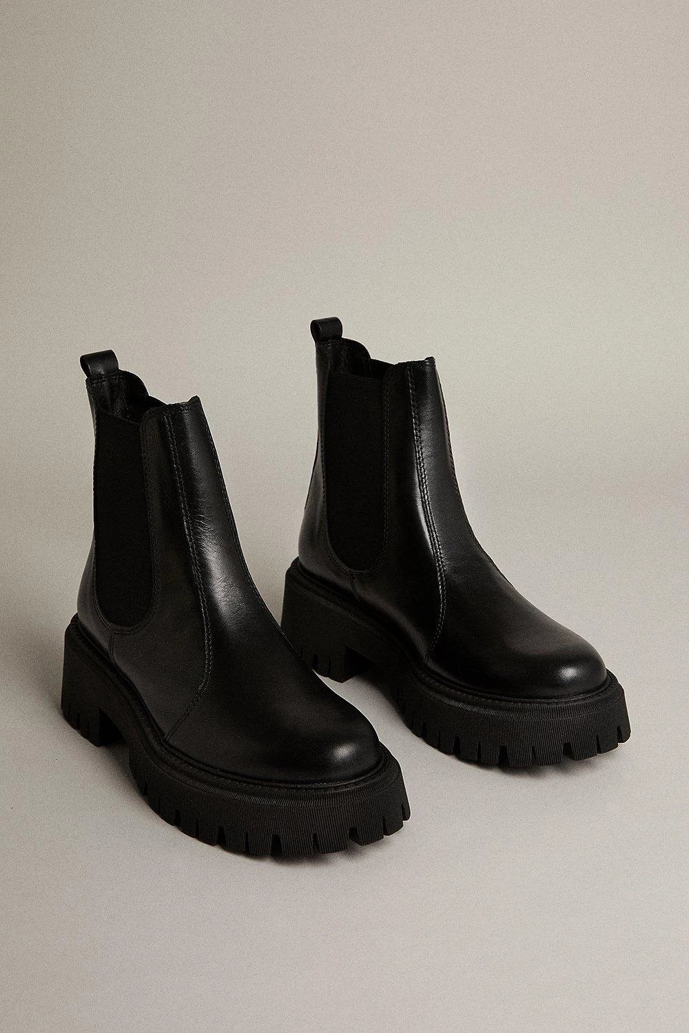 Karen Millen Leather Ankle Chelsea Boot 3 Karen Millen Leather Ankle Chelsea Boot