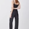 Karen Millen Leather Pocket Detail Cargo Trouser