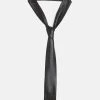 Karen Millen Leather Tie -Karen Millen shop black leather tie