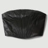 Karen Millen Lydia Millen Leather Corset Top -Karen Millen shop black lydia millen leather corset top