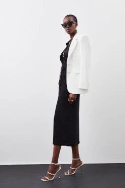 Karen Millen Pleat Detailing Ruched Midaxi Skirt 10 Karen Millen Pleat Detailing Ruched Midaxi Skirt -Karen Millen shop black pleat detailing ruched midaxi skirt 2