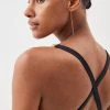 Karen Millen Plunge Belt Trim Detail Swimsuit -Karen Millen shop black plunge belt trim detail swimsuit