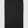 Karen Millen Plus Compact Stretch Wrap Midiaxi Skirt -Karen Millen shop black plus compact stretch wrap midiaxi skirt