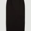 Karen Millen Ponte Collumn Back Zip Maxi Skirt 2 Karen Millen Ponte Collumn Back Zip Maxi Skirt -Karen Millen shop black ponte collumn back zip maxi skirt