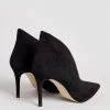 Karen Millen Premium Suede Point Ankle Boot 2 Karen Millen Premium Suede Point Ankle Boot -Karen Millen shop black premium suede point ankle boot