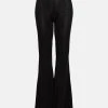 Karen Millen Slinky Jacquard Knit Trousers 1 Karen Millen Slinky Jacquard Knit Trousers -Karen Millen shop black slinky jacquard knit trousers