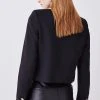 Karen Millen Soft Tailored Military Button Crop Jacket -Karen Millen shop black soft tailored military button crop jacket