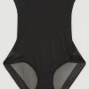 Karen Millen Super Control High Waist Knicker -Karen Millen shop black super control high waist knicker