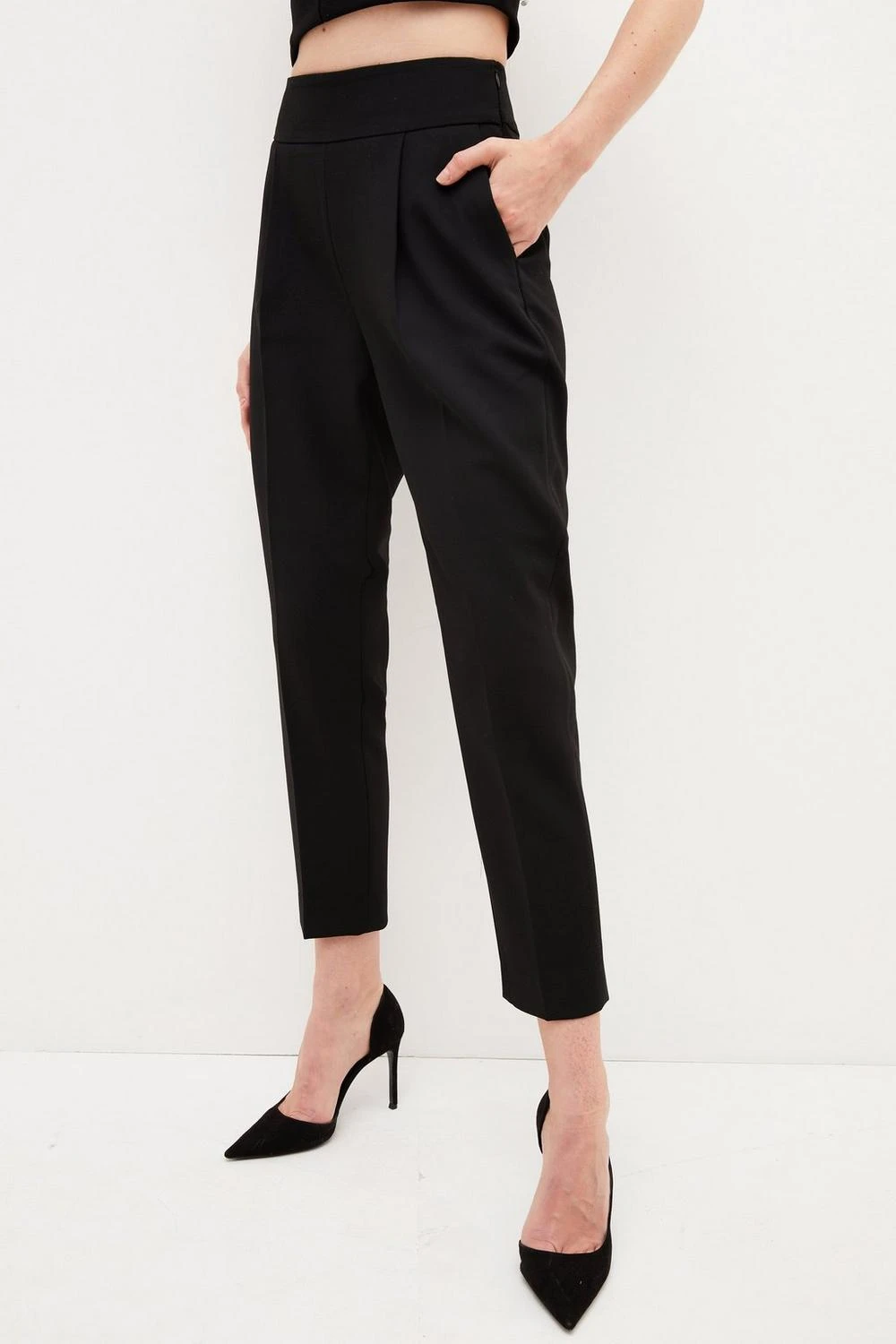Karen Millen Tall Compact Stretch Slim Leg Trouser 6 Karen Millen Tall Compact Stretch Slim Leg Trouser - Image 4
