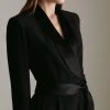 Karen Millen Tuxedo Wrap Playsuit
