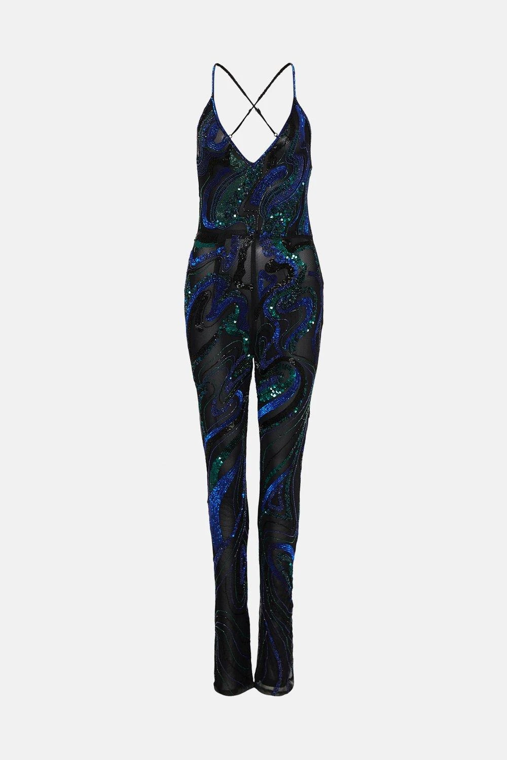 Karen Millen Hand Beaded And Embellished Jumpsuit 7 Karen Millen Hand Beaded And Embellished Jumpsuit - Image 5