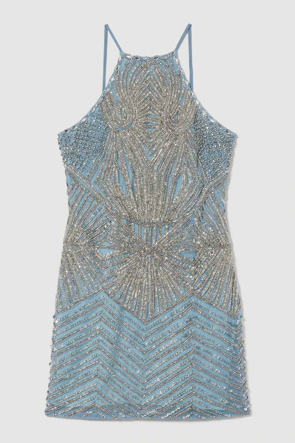 Karen Millen Premium Embellished Mini Dress 5 Karen Millen Premium Embellished Mini Dress - Image 3