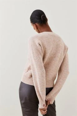 Karen Millen Super Soft And Cosy Knitted Cardigan