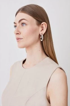 Karen Millen Leather Sleeveless Mini Dress -Karen Millen shop bone leather sleeveless mini dress 1 2