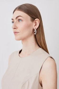 Karen Millen Leather Sleeveless Mini Dress -Karen Millen shop bone leather sleeveless mini dress 1 3