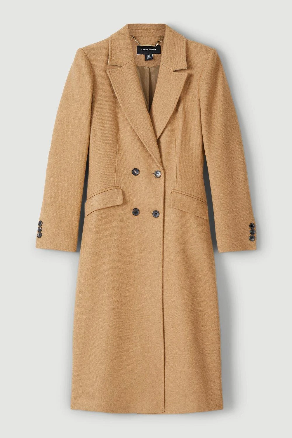 Karen Millen Italian Virgin Wool Fitted Coat 6 Karen Millen Italian Virgin Wool Fitted Coat - Image 4