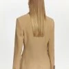 Karen Millen Tailored Wool Blend Double Breasted Blazer