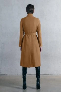 Karen Millen Tall Italian Wool Cashmere Notch Neck Coat 10 Karen Millen Tall Italian Wool Cashmere Notch Neck Coat -Karen Millen shop camel tall italian wool cashmere notch neck coat 1 3