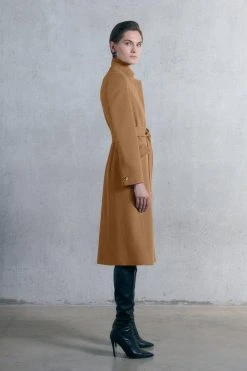 Karen Millen Tall Italian Wool Cashmere Notch Neck Coat 11 Karen Millen Tall Italian Wool Cashmere Notch Neck Coat -Karen Millen shop camel tall italian wool cashmere notch neck coat 1 4