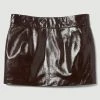 Karen Millen Patent Leather Mini Skirt 1 Karen Millen Patent Leather Mini Skirt -Karen Millen shop chocolate patent leather mini skirt