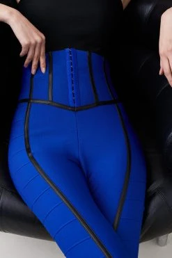 Karen Millen Bandage Corset Detail Knitted Trousers