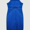 Karen Millen Plus Size Studded Fringe Mesh Insert Bandage Midi Dress 1 Karen Millen Plus Size Studded Fringe Mesh Insert Bandage Midi Dress -Karen Millen shop cobalt plus size studded fringe mesh insert bandage midi dress