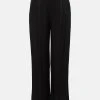 Karen Millen Petite Viscose Satin Pleat Palazzo Trouser -Karen Millen shop copper petite viscose satin pleat palazzo trouser