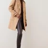 Karen Millen Tall Italian Wool Cashmere Military Maxi Coat -Karen Millen shop dark tan tall italian wool cashmere military maxi coat