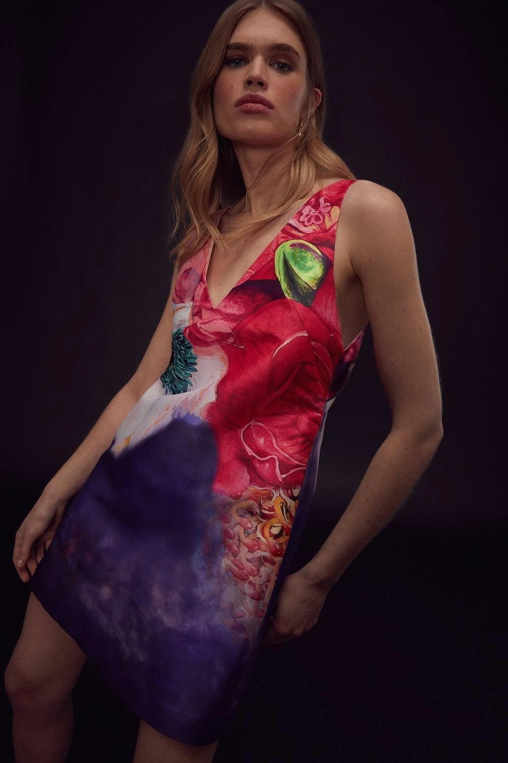 Karen Millen Apotheosis Deep V Shift Woven Dress 3 Karen Millen Apotheosis Deep V Shift Woven Dress