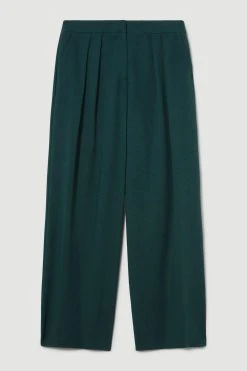 Karen Millen Compact Stretch Tailored Wide Leg Trouser 9 Karen Millen Compact Stretch Tailored Wide Leg Trouser -Karen Millen shop forest compact stretch tailored wide leg trouser 1 1