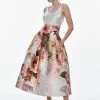 Karen Millen Garden Floral Prom Maxi Skirt -Karen Millen shop garden floral prom maxi skirt