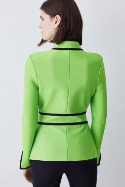 Karen Millen Bandage Military Style Top