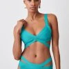 Karen Millen Bandage Strappy Bikini Bottoms -Karen Millen shop green bandage strappy bikini bottoms