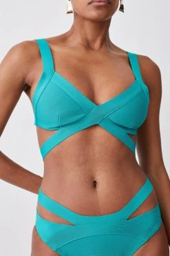 Karen Millen Bandage Strappy Bikini Top