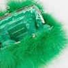 Karen Millen Small Feather Clutch Chain Bag 1 Karen Millen Small Feather Clutch Chain Bag -Karen Millen shop green small feather clutch chain bag