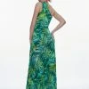 Karen Millen Tall Palm Print One Shoulder Cut Out Jersey Jumpsuit 1 Karen Millen Tall Palm Print One Shoulder Cut Out Jersey Jumpsuit -Karen Millen shop green tall palm print one shoulder cut out jersey jumpsuit