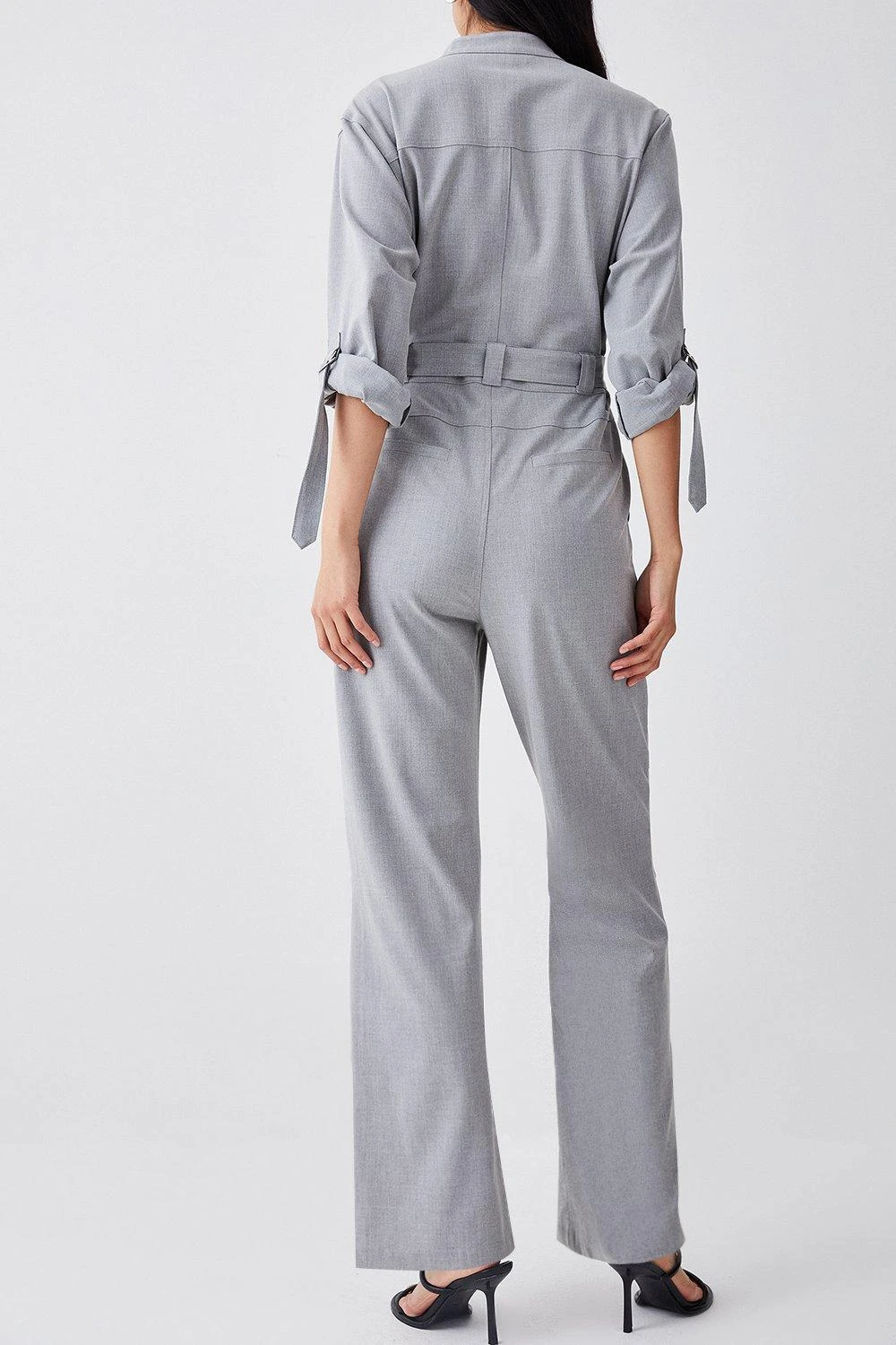 Karen Millen Straight Leg Strap Detail Flight Suit 5 Karen Millen Straight Leg Strap Detail Flight Suit - Image 3