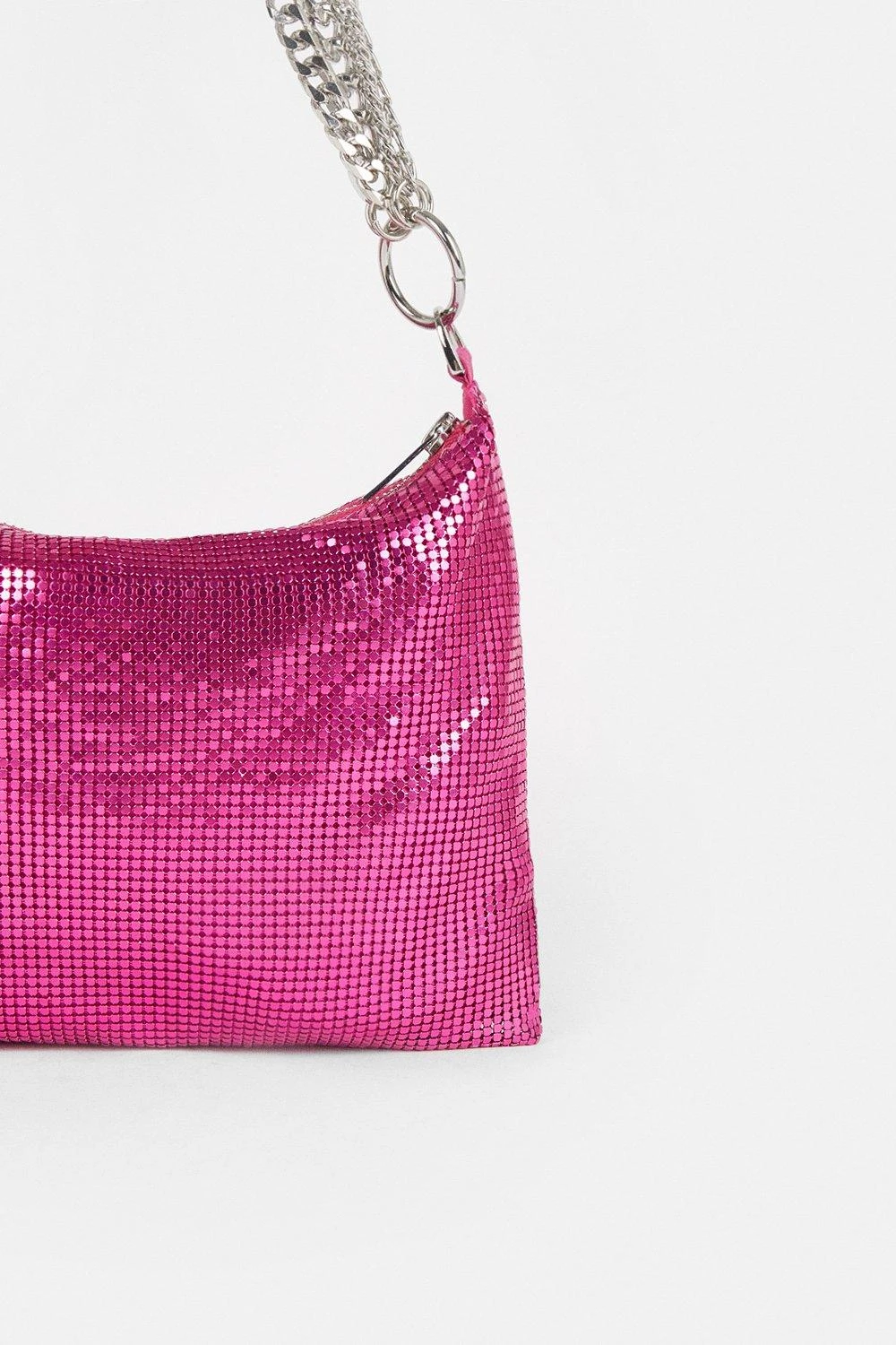 Karen Millen Multi Chain Chainmail Shoulder Bag 4 Karen Millen Multi Chain Chainmail Shoulder Bag - Image 2