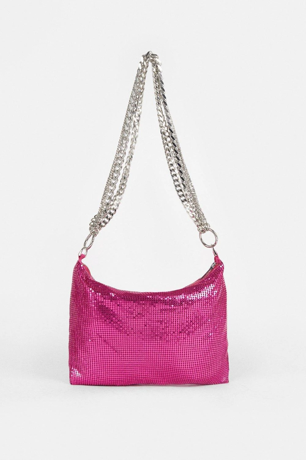 Karen Millen Multi Chain Chainmail Shoulder Bag 3 Karen Millen Multi Chain Chainmail Shoulder Bag