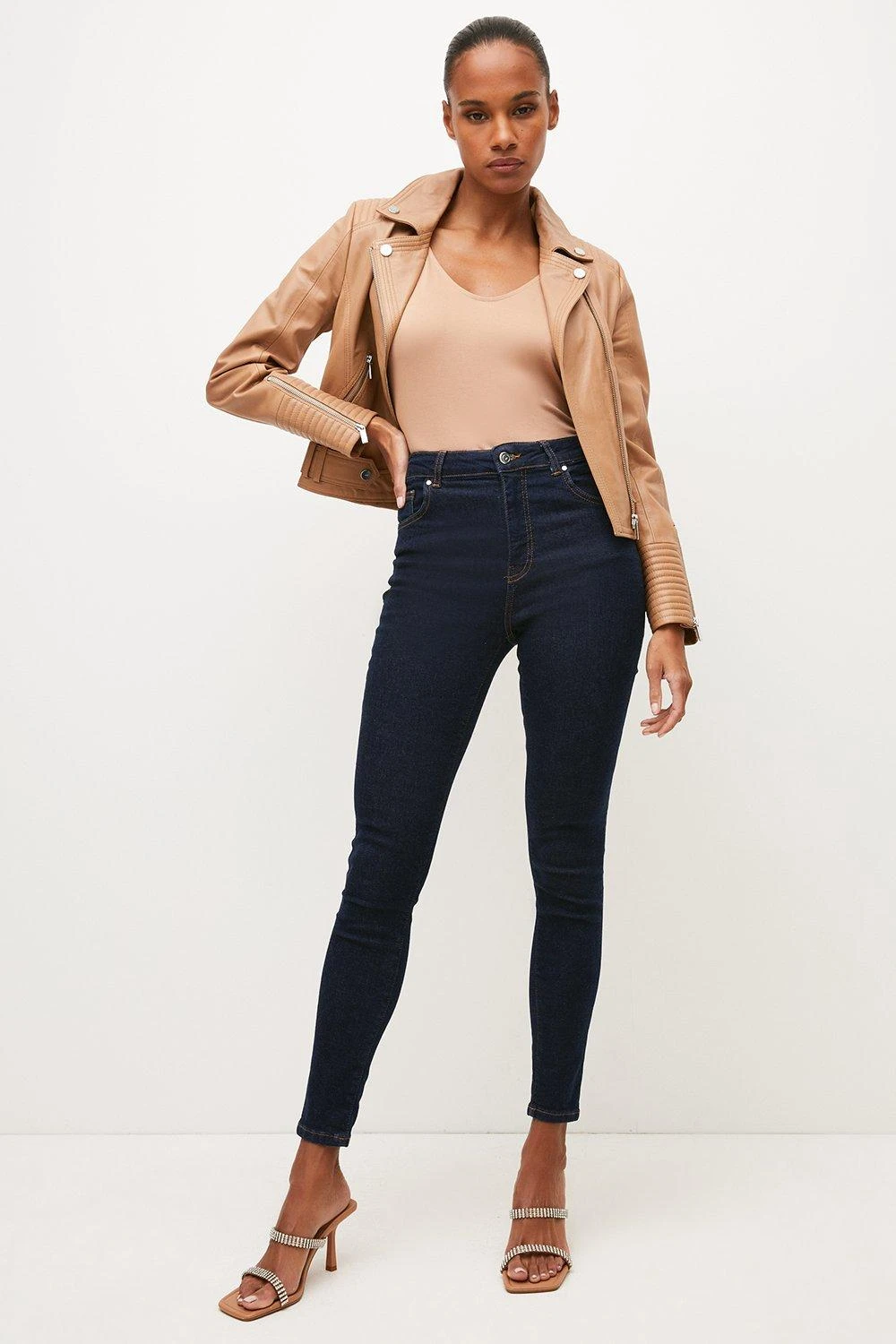 Karen Millen High Rise Skinny Contour Jeans 3 Karen Millen High Rise Skinny Contour Jeans