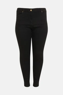 Karen Millen Plus Size Mid Rise Skinny Jeans